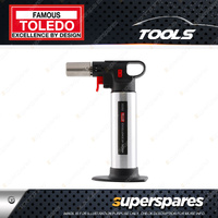 Toledo Jet Flame Torch - Butane Piezo Ignition System with Safety Lock