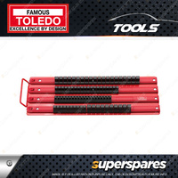 Toledo Heavy Duty Socket Tray Rail Kit 80 pcs - 1/4" 3/8" 1/2" Square Drive