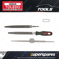Toledo Warding File Second Cut - Length 200mm Pack of 6 Hand Tool