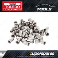 Toledo Rivet Nut Fasteners Steel M3 x 0.5 - Replacement Hardware Pack of 10