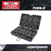 Toledo Diesel Injector Wrench Set - Square Drive 3/8" Flexible Head