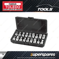 Toledo Oil Drain Plug Socket Set - 3/8" Square Drive Sockets 36mm