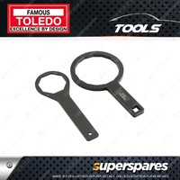 Toledo Fuel Filter & Sensor Wrench - Diesel Features 1/2" Square Drive on Wrench