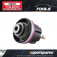 Toledo Cooling System Tester Adaptor - No.24 Internal Thread Pink/White