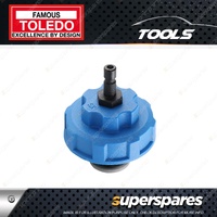 Toledo Cooling System Tester Adaptor - No.28 Internal Thread Blue