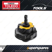 Toledo Cooling System Tester Adaptor - No.31 Internal Thread Yellow