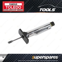 Toledo Tyre Tread Depth Gauge - Robust Stainless Steel with Brass Centre Plunger