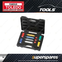 Toledo Torque Bar & Deep Socket Set - Knurled Alu Ring Provides Non Slip Grip