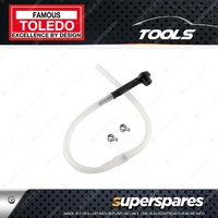 Toledo Brake Bleed Hose - Features One Way Valve Ideal for One Person Bleeding