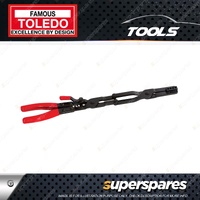 Toledo Long Reach Hose Clamp Plier - Dipped PVC Handles for Extra Grip