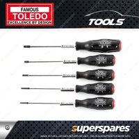Toledo Tamperproof Torx Driver Set - Contains Tamperproof TORX screwdrivers