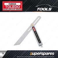 Toledo Sliding Bevel - Blade Length 250mm with Light Weight Aluminium Handle