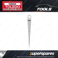 Toledo Taper Gauge - ABS Resin 1-15mm Range Non Conductive Made in Japan