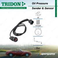 Tridon Oil Pressure Light Switch for Hyundai Terracan HP 3.5L G6CU