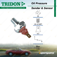 Tridon Oil Pressure Light Switch for Morris Mini 998cc A OHV Petrol