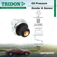 Tridon Oil Pressure Light Switch for Holden Commodore VB VC VH VK VL EH EJ EK
