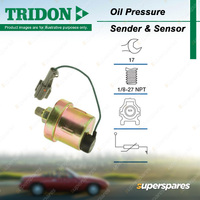 Tridon Oil Pressure Gauge Sensor for Holden Jackaroo UBS92 3.2L 1992-1995
