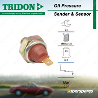 Tridon Light Oil Pressure Switch for Alfa Romeo 75 162B 2.0 T S Cat 1985-1992