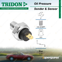 Tridon Light Oil Pressure Switch for Holden Sunbird UC 1.9L 4cyl 1978-1980