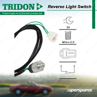 Tridon Reverse Light Switch for Mazda B2500 B2600 Bounty 2.5L 2.6L