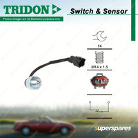 Tridon Neutral Switch for Isuzu D-Max TFR85 TFS85 2.5L 3.0L 4JJ1 4JK1-TC 06-12