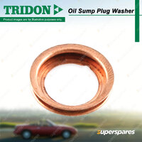 Tridon Sump Plug Washer for Lexus GS300H IS300H NX200T NX300H RX350 UX200