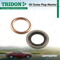 Tridon Sump Plug Washer for Citroen C5 X7 DS5 1.6L EP6CDT Petrol 02/2012-06/2015