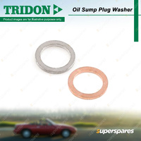 Tridon Oil Sump Plug Washer - 1 Copper Washer and 1 Alloy Washer Suits M12