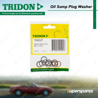 Tridon Oil Sump Plug Washer Trade Packs - 5 Copper Washers and 5 Alloy Washers