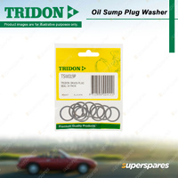 Tridon Oil Sump Plug Washer Trade Packs - 10 Alloy Washers Suits 3/4"