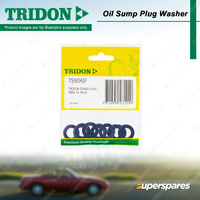 Tridon Oil Sump Plug Washer Trade Packs - 10 Fibre Washers Suits M12