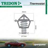 Tridon Thermostat for Ford Corsair UA 2.4L KA24E SOHC 11/1989-12/1992
