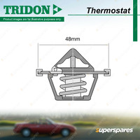 Tridon High Flow Thermostat for Ford Fiesta WP WQ WS 1.4L 1.6L 2004-2010