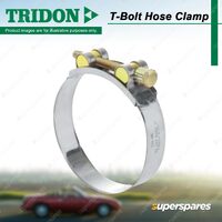 1 pc Tridon T-Bolt Hose Clamp 52mm - 55mm Heavy Duty Part 430 Stainless Steel