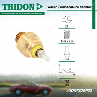 Tridon Water Temperature Sender for Mercedes 260E 300SE 300SEL 190E