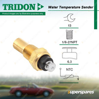 Tridon Water Temperature Gauge Sender for Holden Barina SB Calibra YE YE95