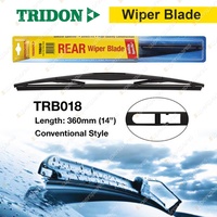 Tridon Rear Plastic Wiper Blade 14" for Subaru Outback MY05 MY08 Tribeca MY07