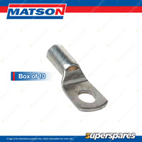 Matson Heavy Duty Plated Pure Copper Crimp Terminal 11 Gauge 1/4" 22mm Box of 10