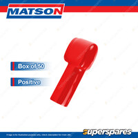 Matson Silicone Battery Cable Lug Covers Suits up to 22mm - Positive Box of 50