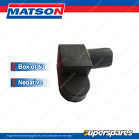 Matson Silicone Large Side Entry Battery Terminal Covers - Negative Box of 50