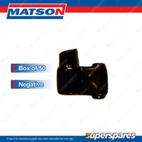 Matson Silicone Side Entry Battery Terminal Covers - Negative Box of 50