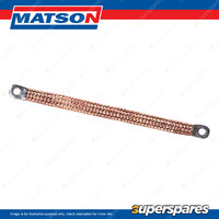 Matson Copper Braided Engine Ground Strap Bonding Strap 10 Inch 25Cm Length