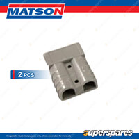 Pair Matson 50 Amp 8mm2 Anderson Type Connector - Connector and Lugs