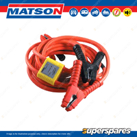 Matson Professional Jumper Leads - 900 Amp 0 B&S 50mm2 cable 6 metre length