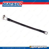 Matson 10 Inch Switch Cable Battery to Starter 2 B&S - 35 mm2 - Black Colour