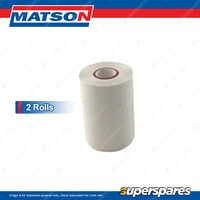 Matson 2 Rolls Of  Thermal Paper Roll - 38mm x 25mm Suits Tester BT301 501 521