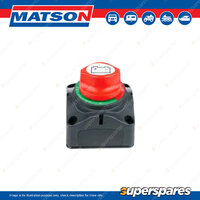 Matson 32v 250 amp 4 Position Battery Master Switch - Size of 67 x 67 x 72mm