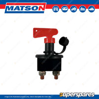 Matson 12 / 24V Battery Isolator Switch - Plastic Battery Master Switch