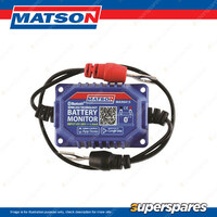 Matson 6 - 20v Bluetooth Battery Monitor - Free App for iOS & Android