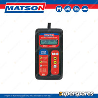 Matson Digital Battery Tester Suit for batteries from 40CCA to 2000CCA